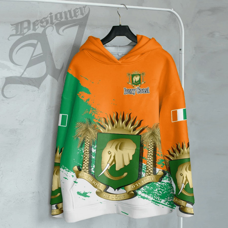 Ivory Coast Special Hoodie, African Hoodie For Men Women