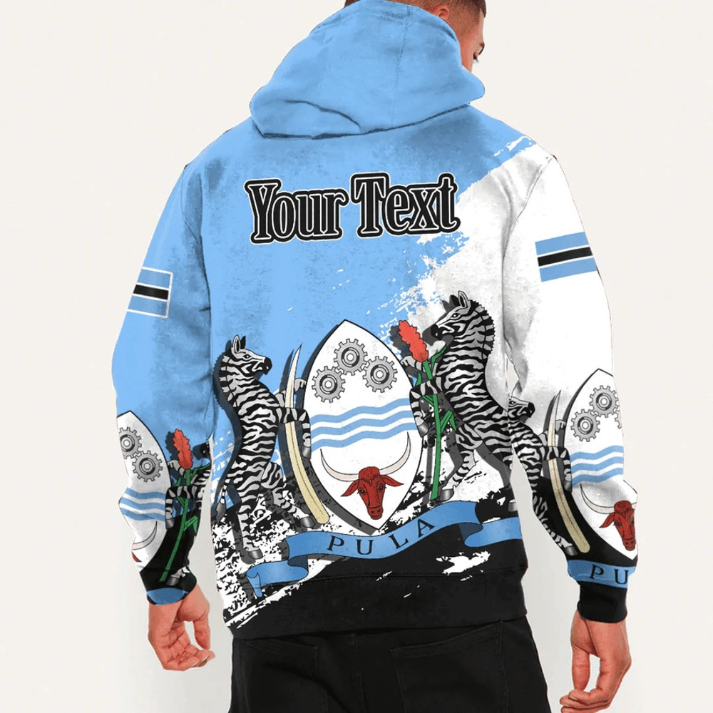 Botswana Special Hoodie, African Hoodie For Men Women