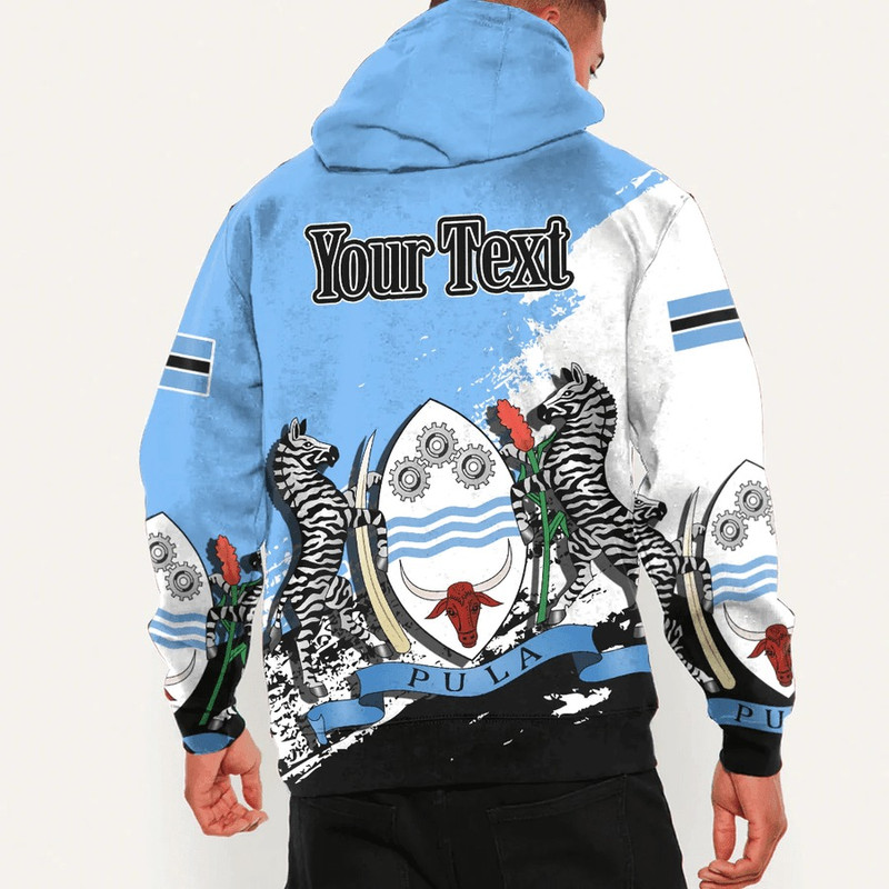 Botswana Special Hoodie, African Hoodie For Men Women