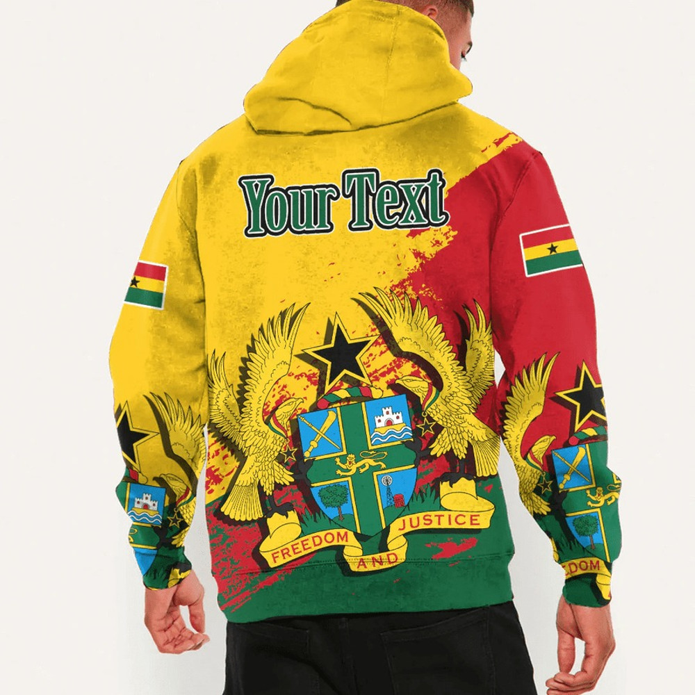 Ghana Special Hoodie, African Hoodie For Men Women