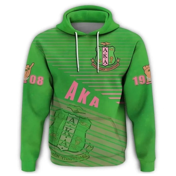 Gette Hoodie - AKA Sorority Hoodie - Cora Style, African Hoodie For Men Women