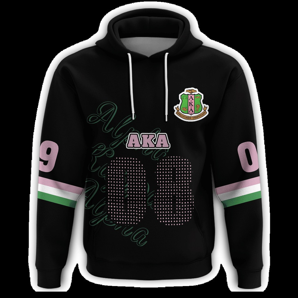 Nineteen08 AKA Sorority Hoodie, African Hoodie For Men Women