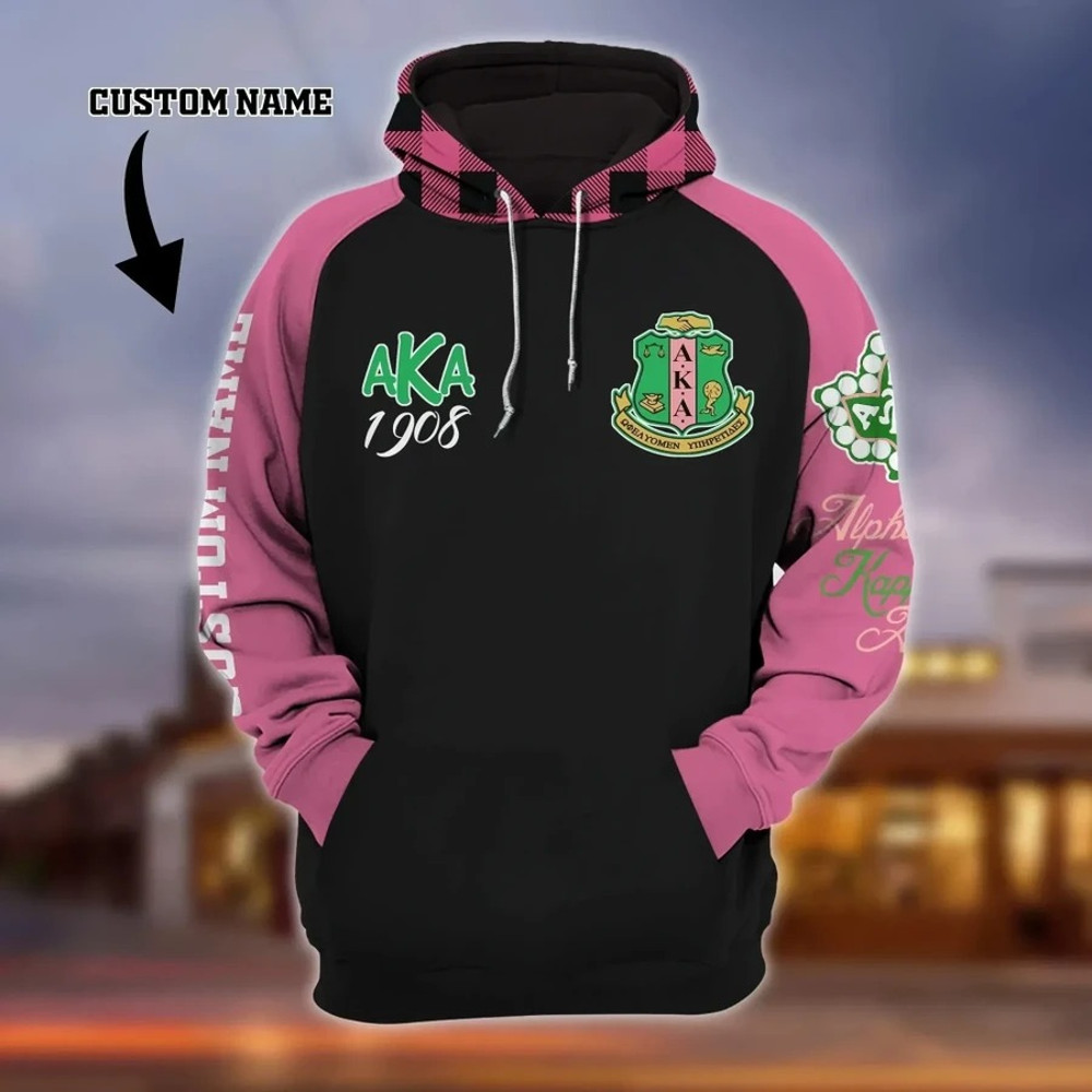 Personalised AKA Sorority Pretty And Gorgeous Hoodie, African Hoodie For Men Women