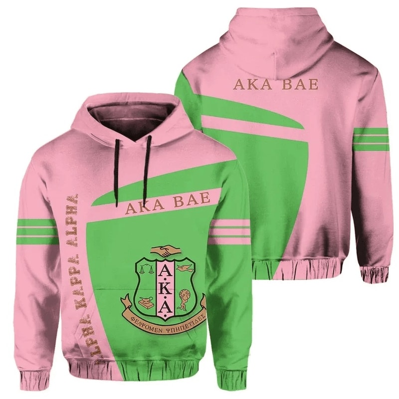 AKA Sorority Bae Hoodie - Iconic Style, African Hoodie For Men Women