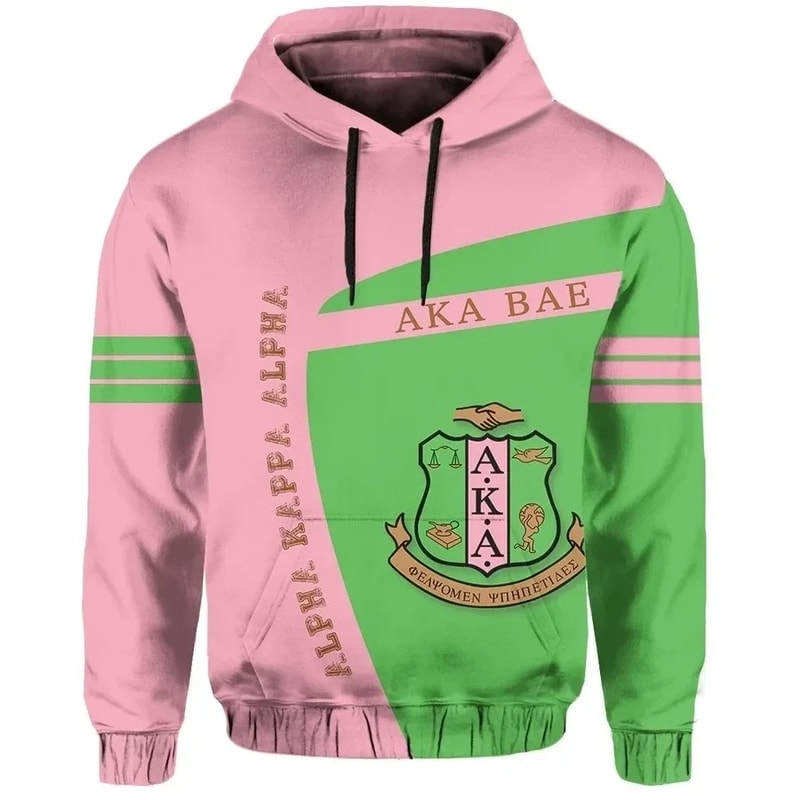 AKA Sorority Bae Hoodie - Iconic Style, African Hoodie For Men Women