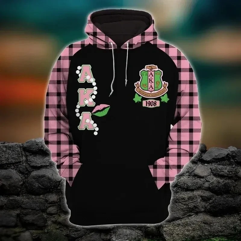 AKA Sorority Pearls Blade Hoodie, African Hoodie For Men Women