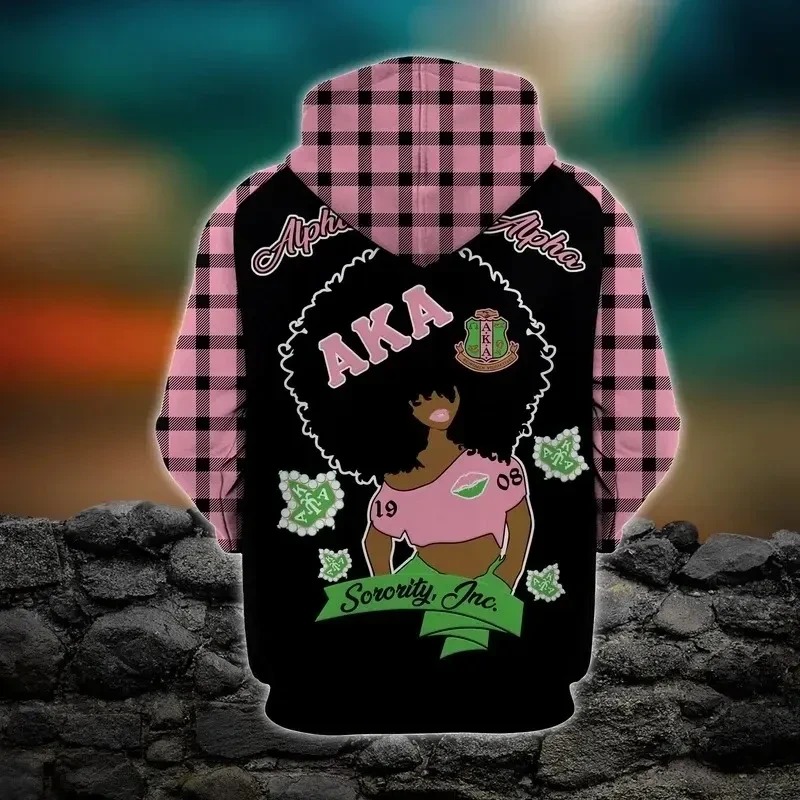 AKA Sorority Pearls Blade Hoodie, African Hoodie For Men Women