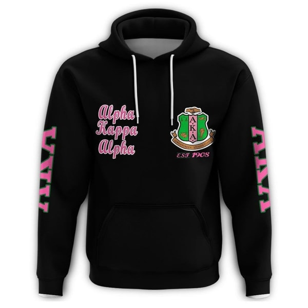 Ivy League AKA Sorority Est 1908 Hoodie, African Hoodie For Men Women