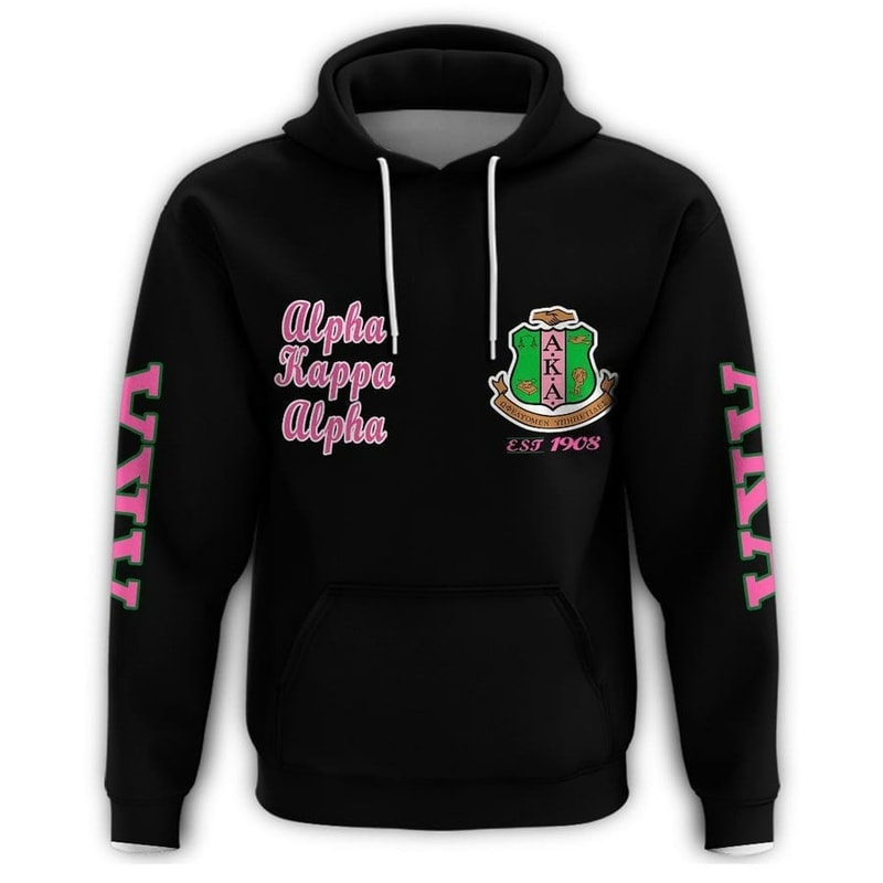Ivy League AKA Sorority Est 1908 Hoodie, African Hoodie For Men Women