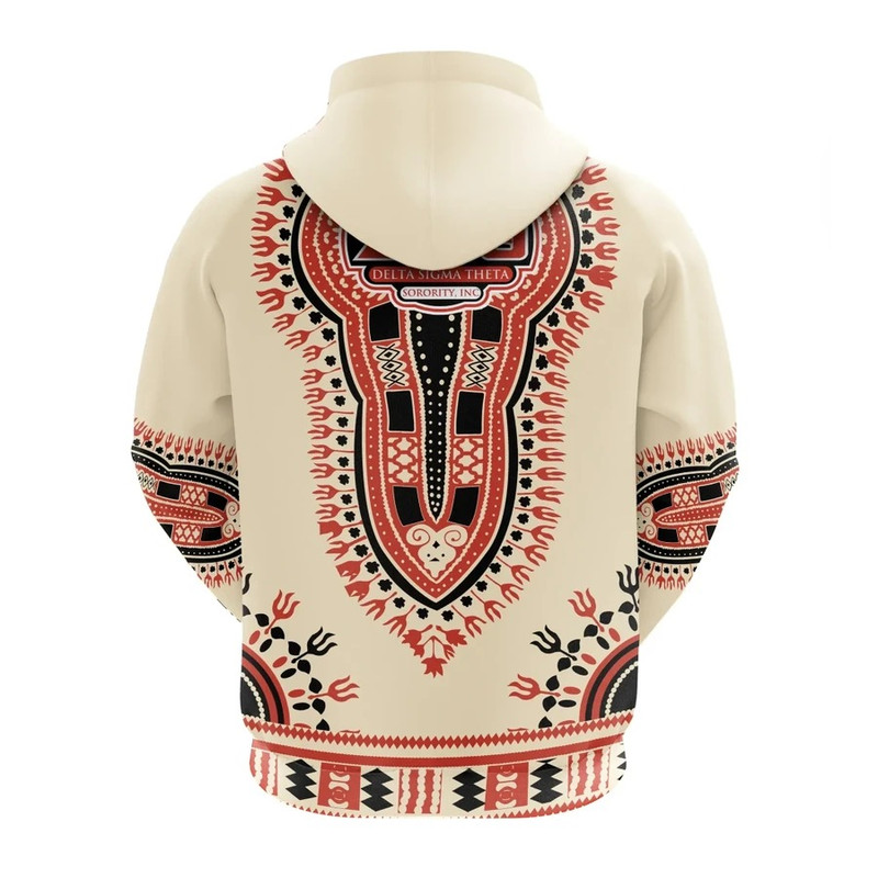 Delta Sigma Theta Dashiki Hoodie, African Hoodie For Men Women