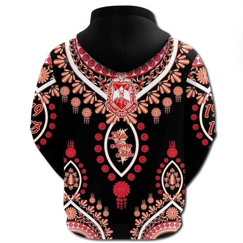 Delta Sigma Theta Soro Dashiki Hoodie, African Hoodie For Men Women