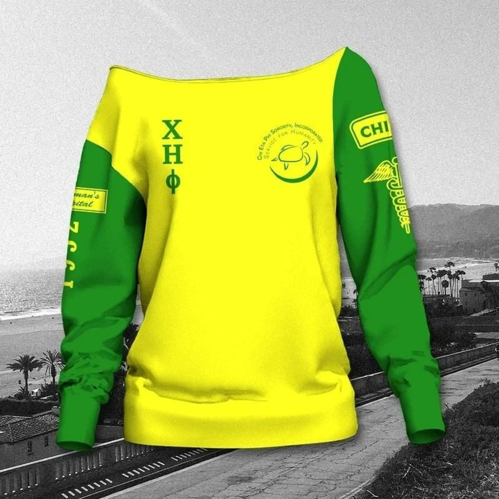 Chi Eta Phi Sorority 1932 Women Off Shoulder, African Women Off Shoulder For Women