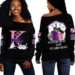 Couple KLC & KEP Off Shoulder Sweaters, African Women Off Shoulder For Women