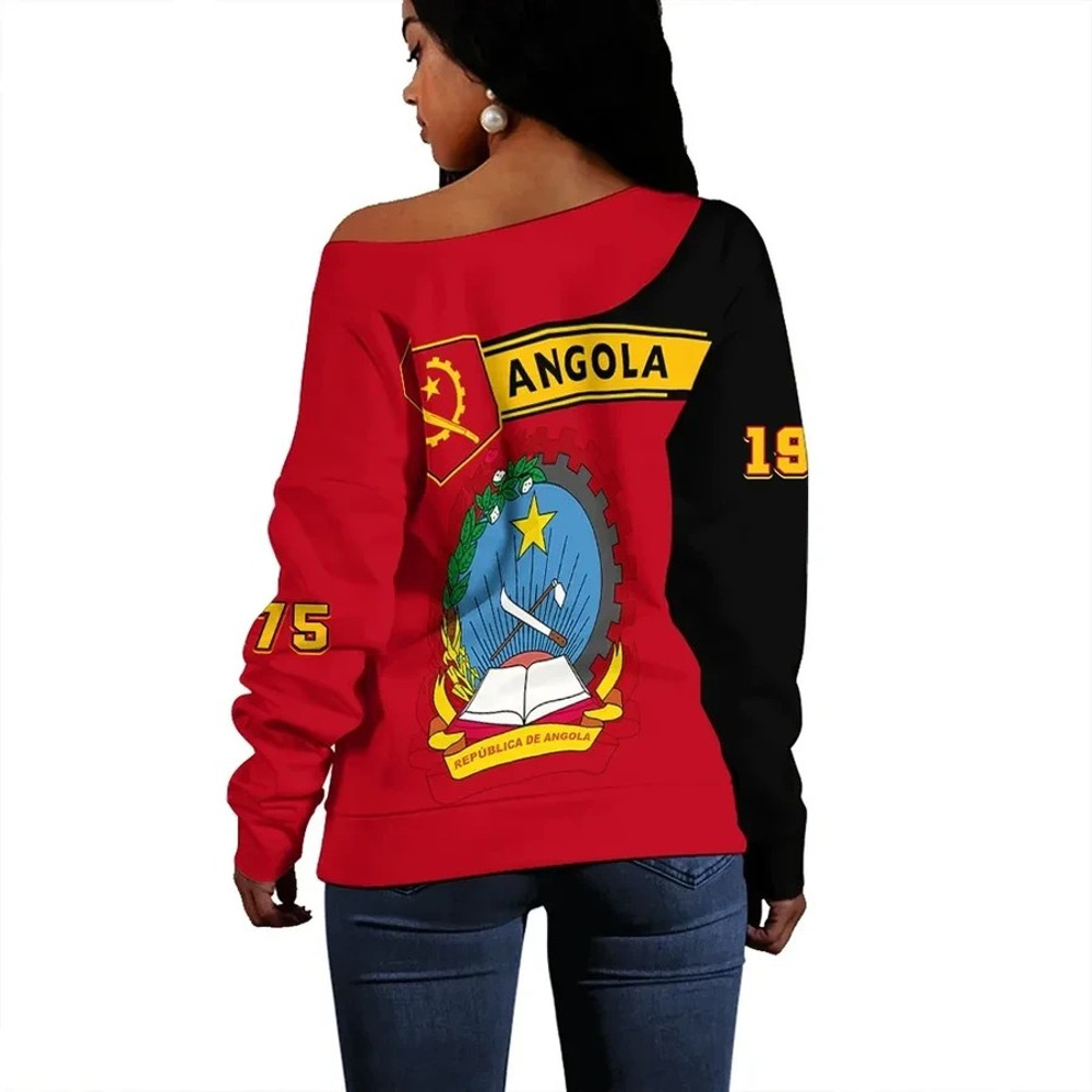 Angola Women Off Shoulder Pentagon Style, African Women Off Shoulder For Women