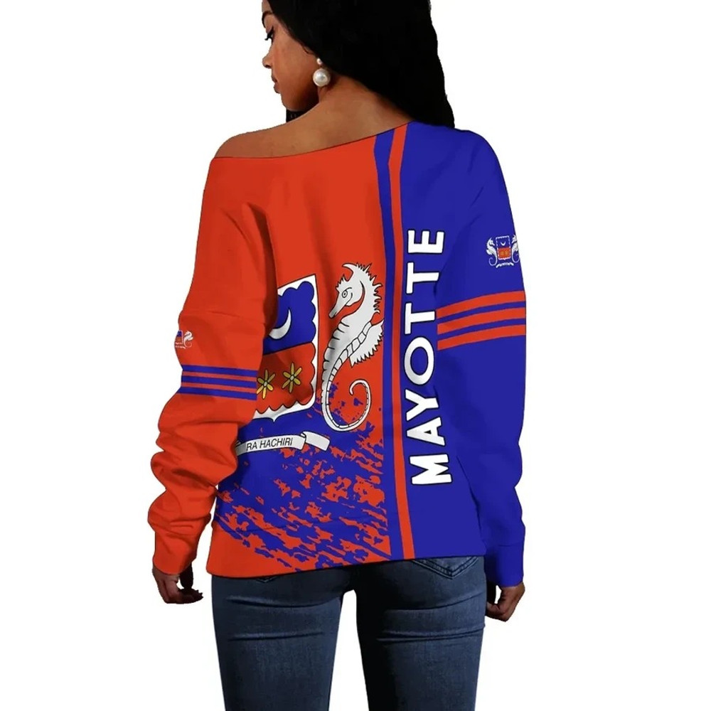 Mayotte Women Off Shoulder Quarter Style, African Women Off Shoulder For Women