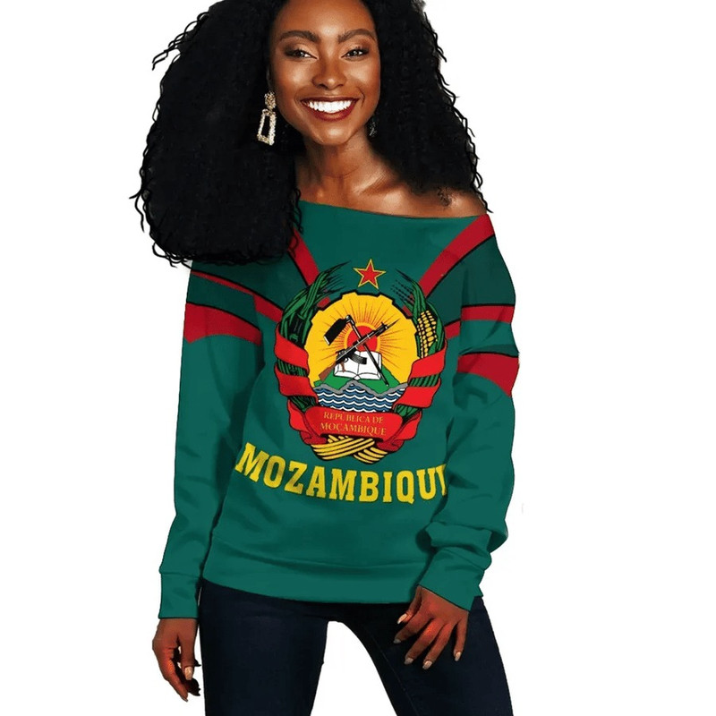 Mozambique Women Off Shoulder Tusk Style, African Women Off Shoulder For Women