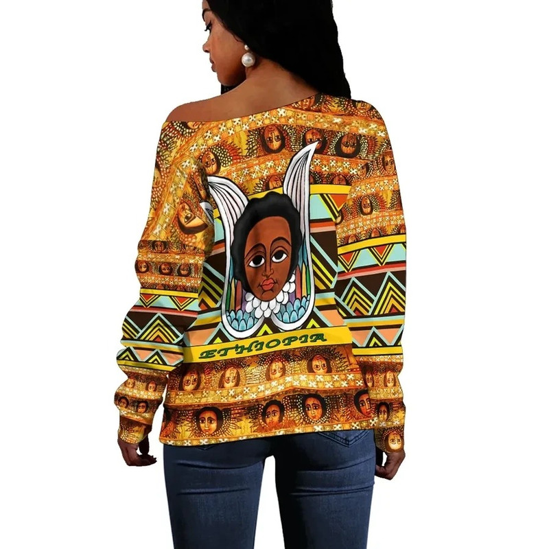 Angel Ethiopia Orthodox Offshoulder, African Women Off Shoulder For Women