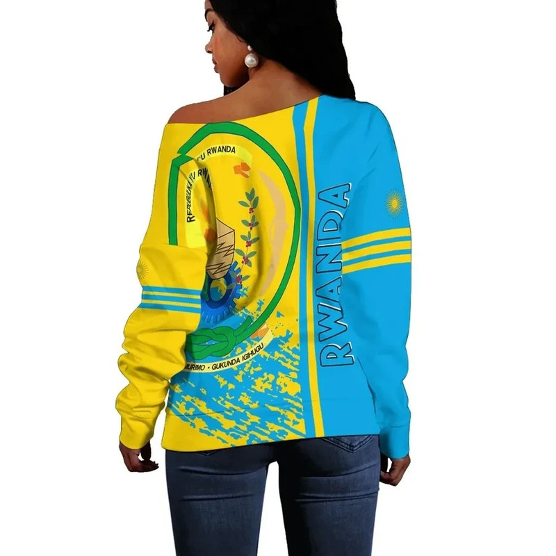 Rwanda Women Off Shoulder Quarter Style, African Women Off Shoulder For Women