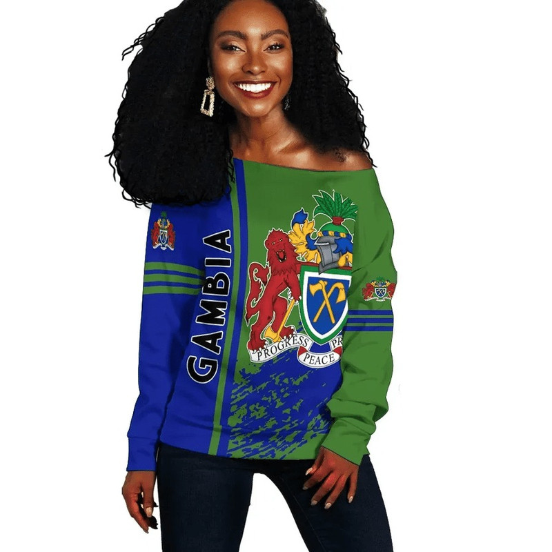 Gambia Women Off Shoulder Quarter Style, African Women Off Shoulder For Women