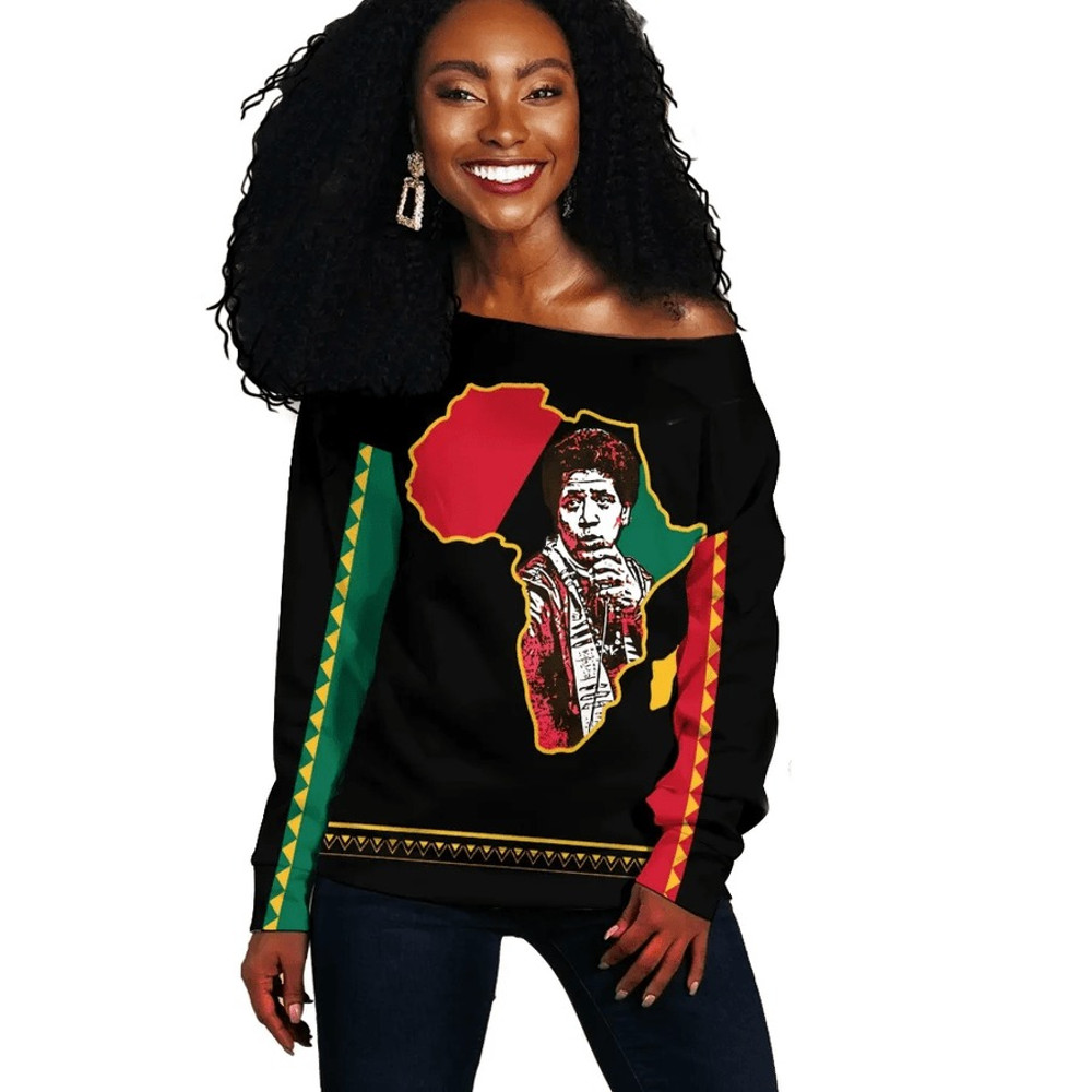 Audre Lorde Black History Month Offshoulder, African Women Off Shoulder For Women