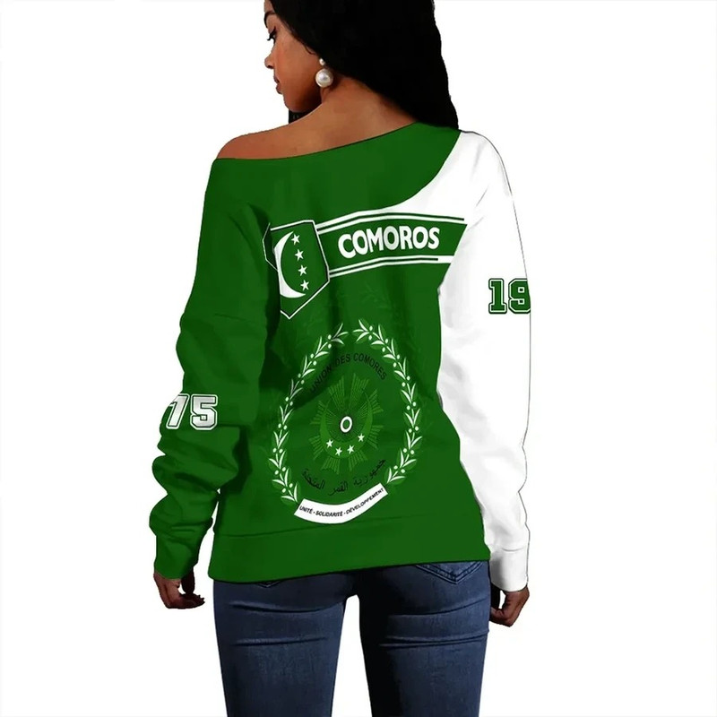 Comoros Women Off Shoulder Pentagon Style, African Women Off Shoulder For Women