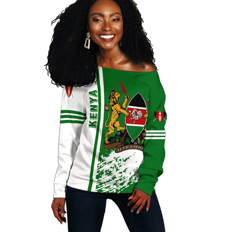 Kenya Women Off Shoulder Quarter Style, African Women Off Shoulder For Women