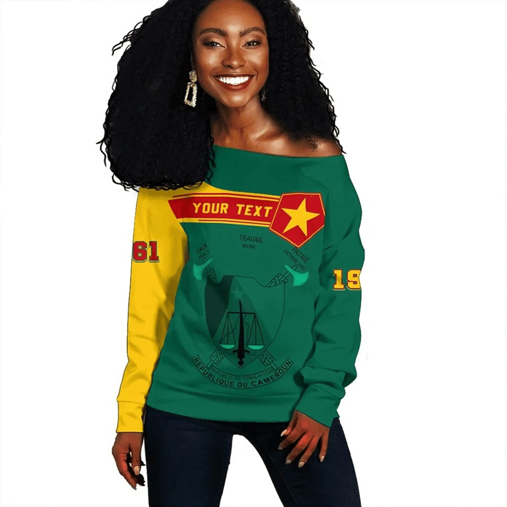 Cameroon Women Off Shoulder Pentagon Style, African Women Off Shoulder For Women