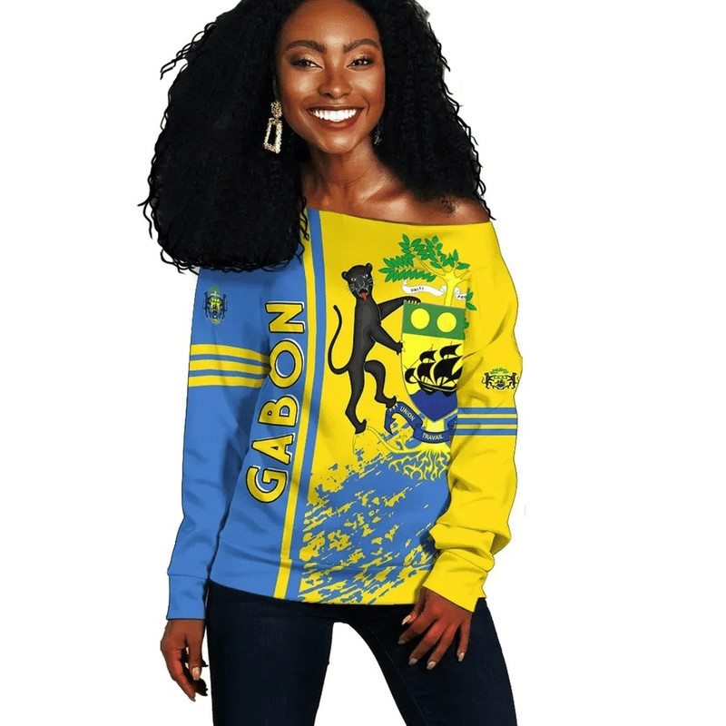 Gabon Women Off Shoulder Quarter Style, African Women Off Shoulder For Women