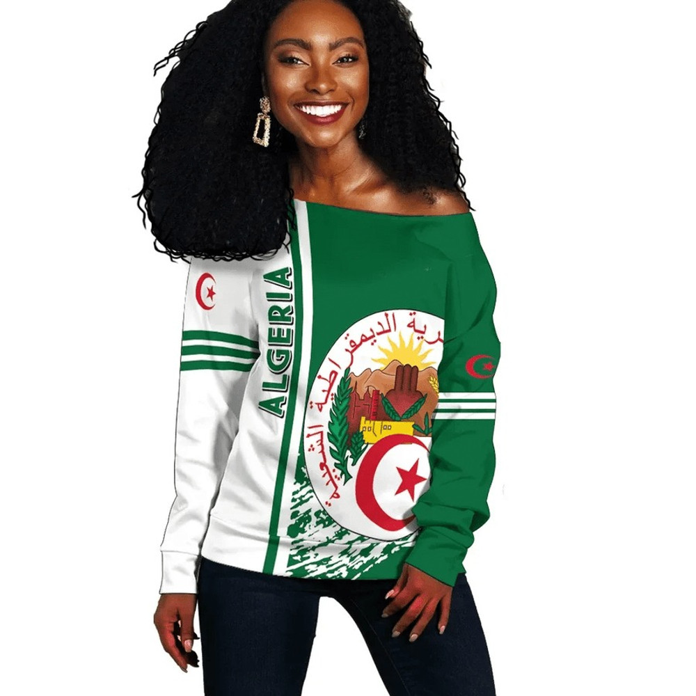 Algeria Women Off Shoulder Quarter Style, African Women Off Shoulder For Women