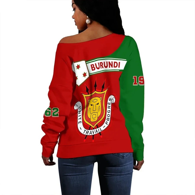 Burundi Women Off Shoulder Pentagon Style, African Women Off Shoulder For Women
