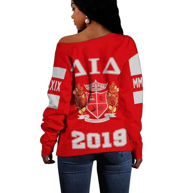 MCM Delta Iota Delta Women Off Shoulder, African Women Off Shoulder For Women