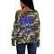 Zeta Phi Beta Camouflage Women Off Shoulder Sweatshirt Style, African Women Off Shoulder For Women