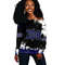 Zeta Phi Beta Women Off Shoulder Sweatshirt Face Style, African Women Off Shoulder For Women