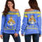 Christmas Style Sorority Phi Sigma Sigma Women Off Shoulder Sweatshirt, African Women Off Shoulder For Women