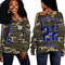 Sigma Gamma Rho Camouflage Off Shoulder Sweaters 01, African Women Off Shoulder For Women