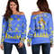Christmas Letters Sorority Phi Sigma Sigma Women Off Shoulder Sweatshirt, African Women Off Shoulder For Women
