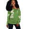KD Sorority Ver.2 Pearls Women Off Shoulder Sweatshirt, African Women Off Shoulder For Women