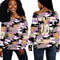 Phi Nu Alpha Camo Off Shoulder Sweaters, African Women Off Shoulder For Women