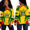Zimbabwe Action Flag Off Shoulder Sweaters, African Women Off Shoulder For Women