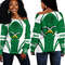 Saudi Arabia Action Flag Off Shoulder Sweaters, African Women Off Shoulder For Women
