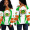 Niger Action Flag Off Shoulder Sweaters, African Women Off Shoulder For Women