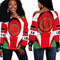 Libya Action Flag Off Shoulder Sweaters, African Women Off Shoulder For Women
