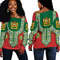 Morocco Dashiki Off Shoulder Sweater, African Women Off Shoulder For Women
