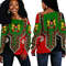 Kenya Dashiki Off Shoulder Sweater, African Women Off Shoulder For Women