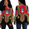 Angola Dashiki Off Shoulder Sweater, African Women Off Shoulder For Women