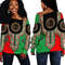 Gambia Dashiki Off Shoulder Sweater, African Women Off Shoulder For Women