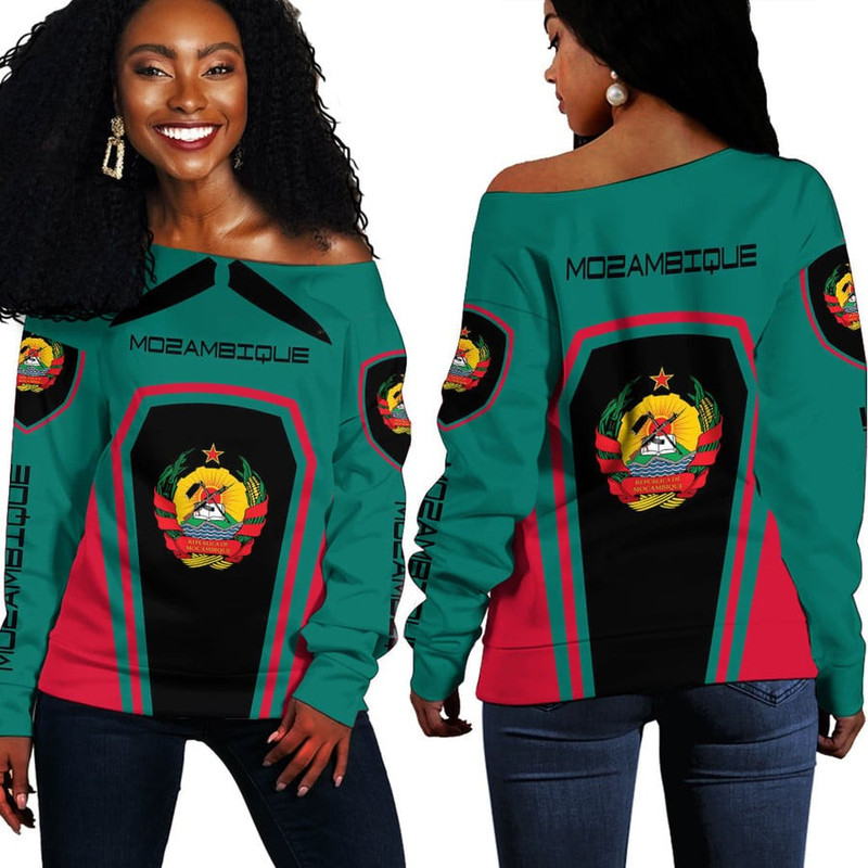Mozambique Women's Off Shoulder Sweaters, African Women Off Shoulder For Women