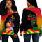 Black History Month I'm Black Off Shoulder Sweaters, African Women Off Shoulder For Women