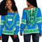 Africa Zone Off Shoulder Sweaters - Sierra Leone Traditional Dashiki, African Women Off Shoulder For Women