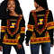 Africa Zone Off Shoulder Sweaters - Uganda Traditional Dashiki, African Women Off Shoulder For Women